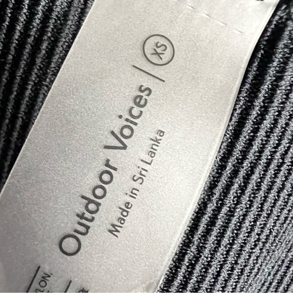 Outdoor Voices SeamlessRib 7/8 Legging Black Size XS - Picture 7 of 10